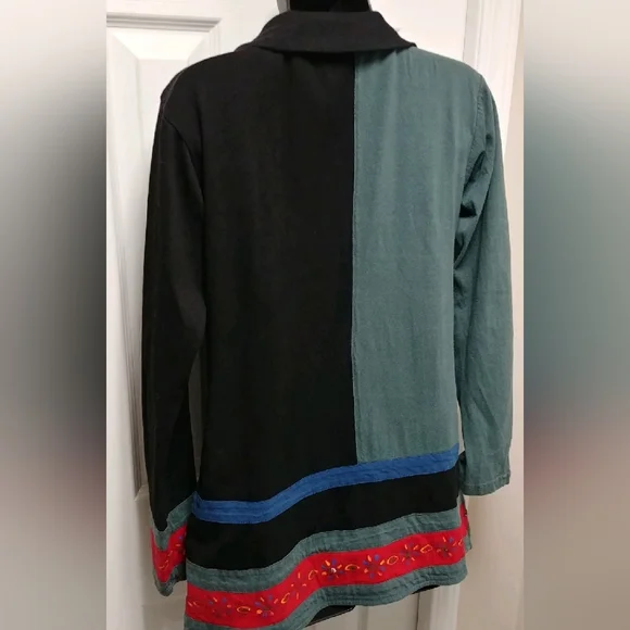 Leopards & Roses cotton jacket - Picture 5 of 8